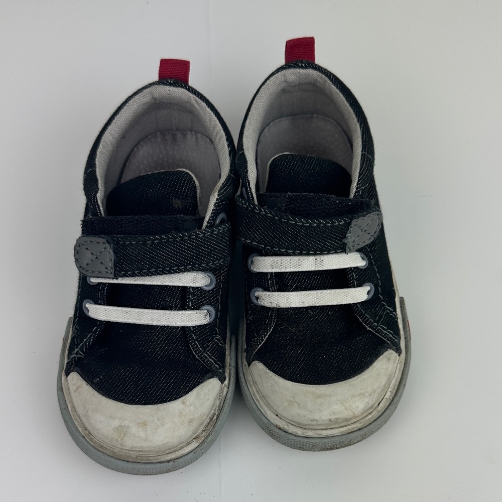 Kids Black and Gray Sneakers